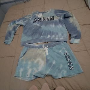 2piece short lounge set